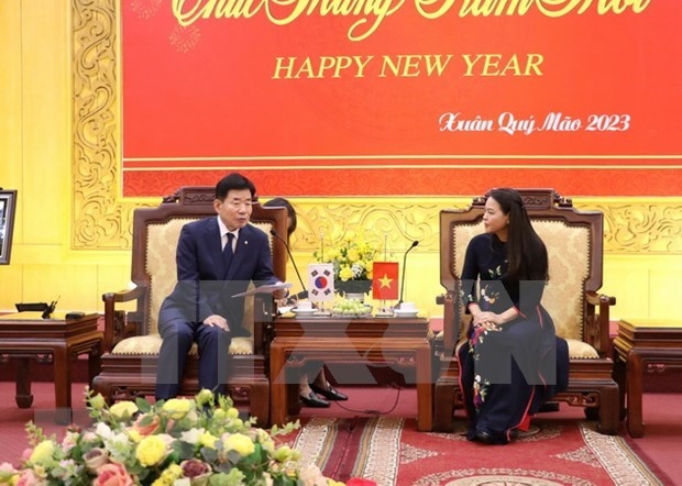 Korean parliament speaker visits Ninh Binh